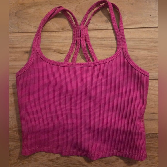 Carbon38 Other - Carbon38 Ribbed Sports Bra Pink Sz S